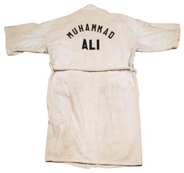 Muhammad Ali Fight Robe Worn During Training For Fight Against Trevor Berbick (Lloyd Wells LOA & Hamilton LOA)
